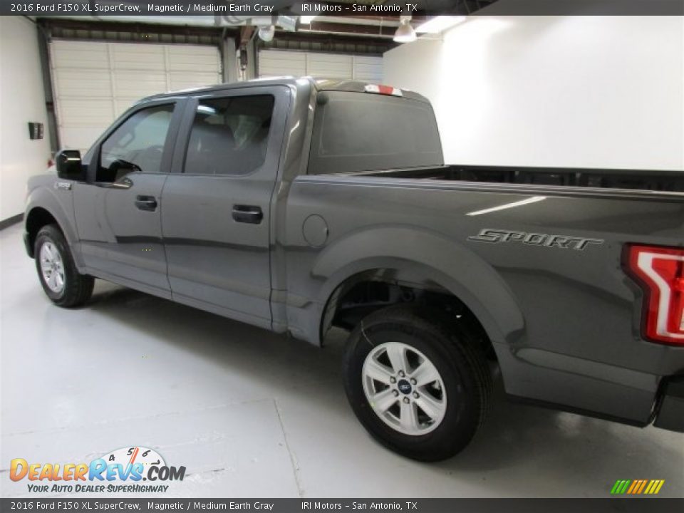 2016 Ford F150 XL SuperCrew Magnetic / Medium Earth Gray Photo #7