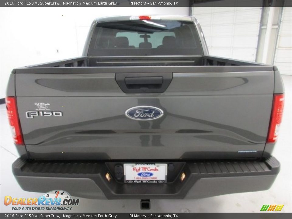 2016 Ford F150 XL SuperCrew Magnetic / Medium Earth Gray Photo #9