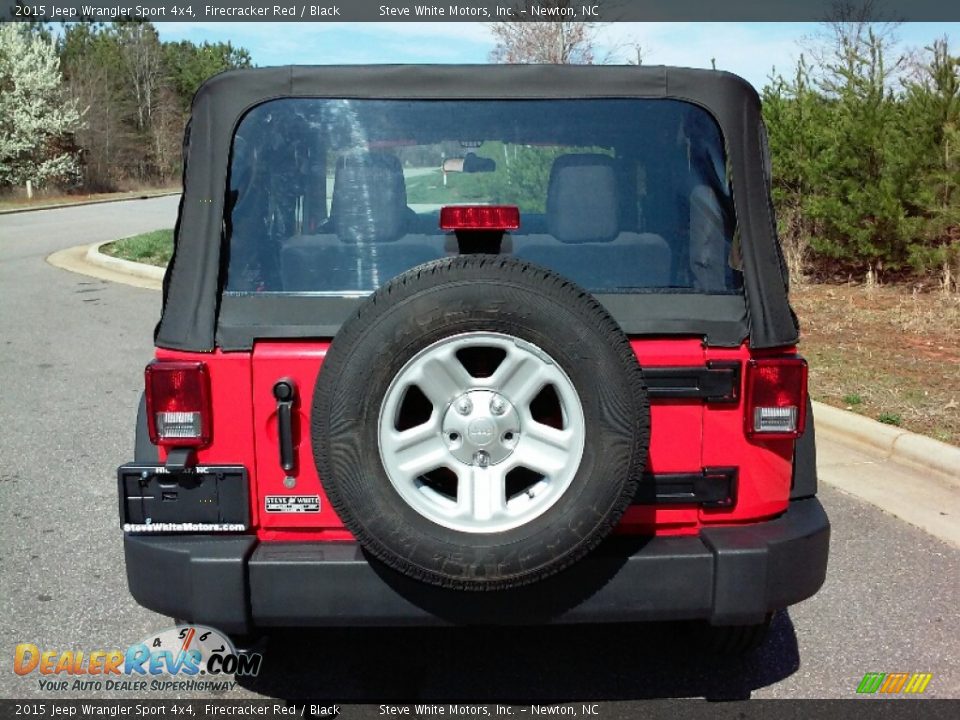 2015 Jeep Wrangler Sport 4x4 Firecracker Red / Black Photo #6
