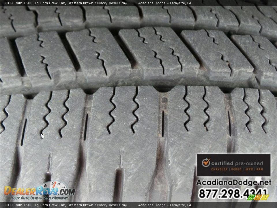 2014 Ram 1500 Big Horn Crew Cab Western Brown / Black/Diesel Gray Photo #15