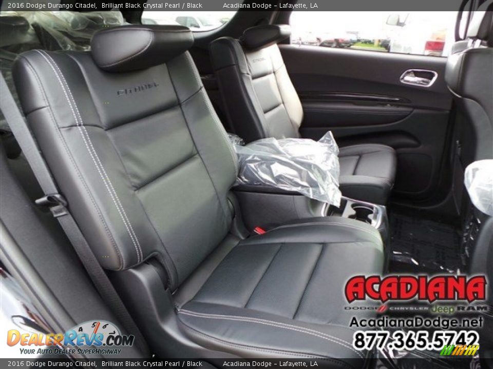 2016 Dodge Durango Citadel Brilliant Black Crystal Pearl / Black Photo #11