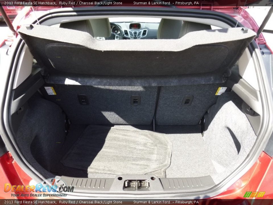 2013 Ford Fiesta SE Hatchback Ruby Red / Charcoal Black/Light Stone Photo #3