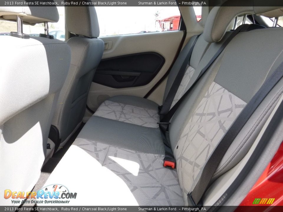 2013 Ford Fiesta SE Hatchback Ruby Red / Charcoal Black/Light Stone Photo #8