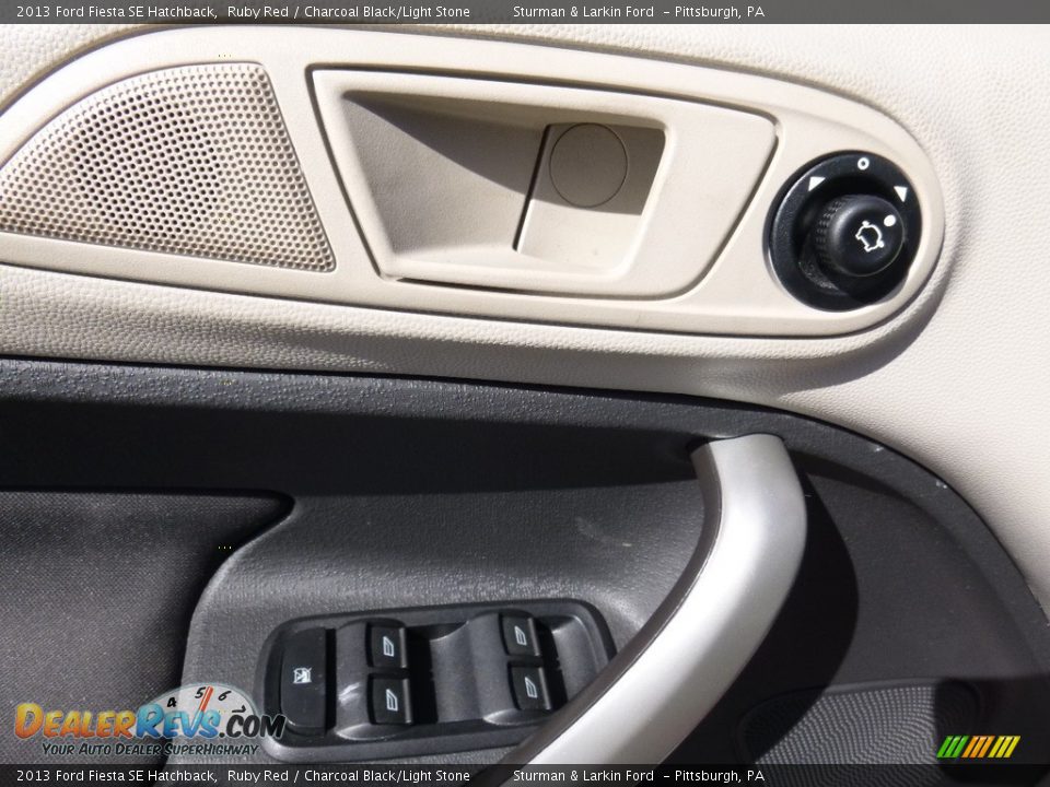 2013 Ford Fiesta SE Hatchback Ruby Red / Charcoal Black/Light Stone Photo #10