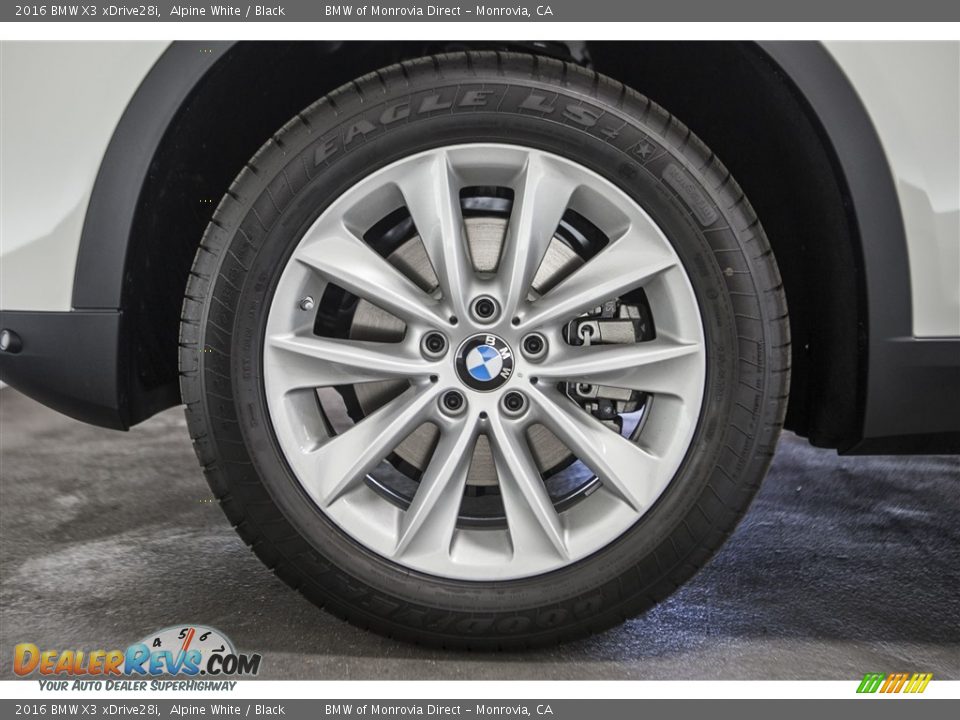 2016 BMW X3 xDrive28i Alpine White / Black Photo #10