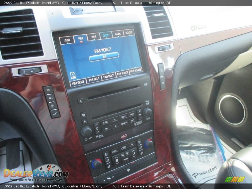 2009 Cadillac Escalade Hybrid AWD Quicksilver / Ebony/Ebony Photo #16