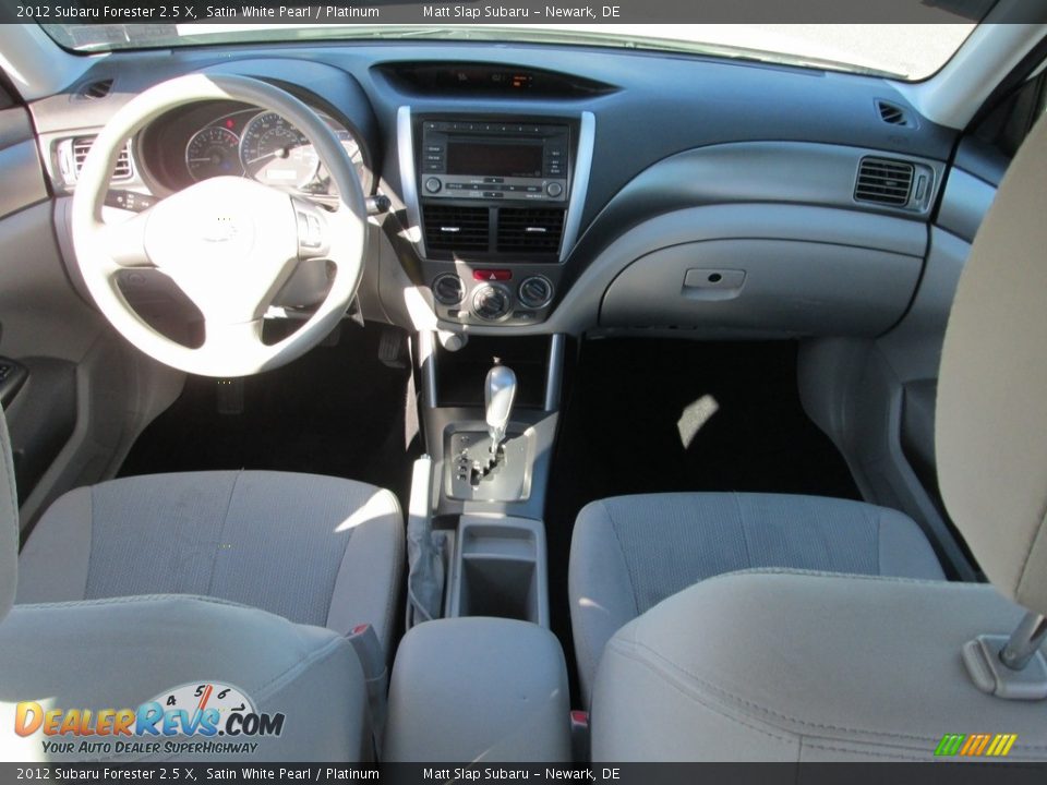 2012 Subaru Forester 2.5 X Satin White Pearl / Platinum Photo #23
