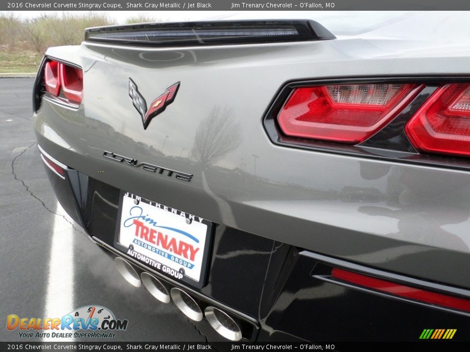 2016 Chevrolet Corvette Stingray Coupe Shark Gray Metallic / Jet Black Photo #14