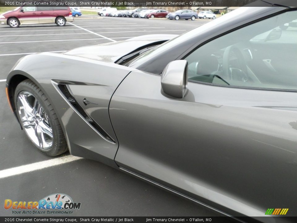2016 Chevrolet Corvette Stingray Coupe Shark Gray Metallic / Jet Black Photo #21