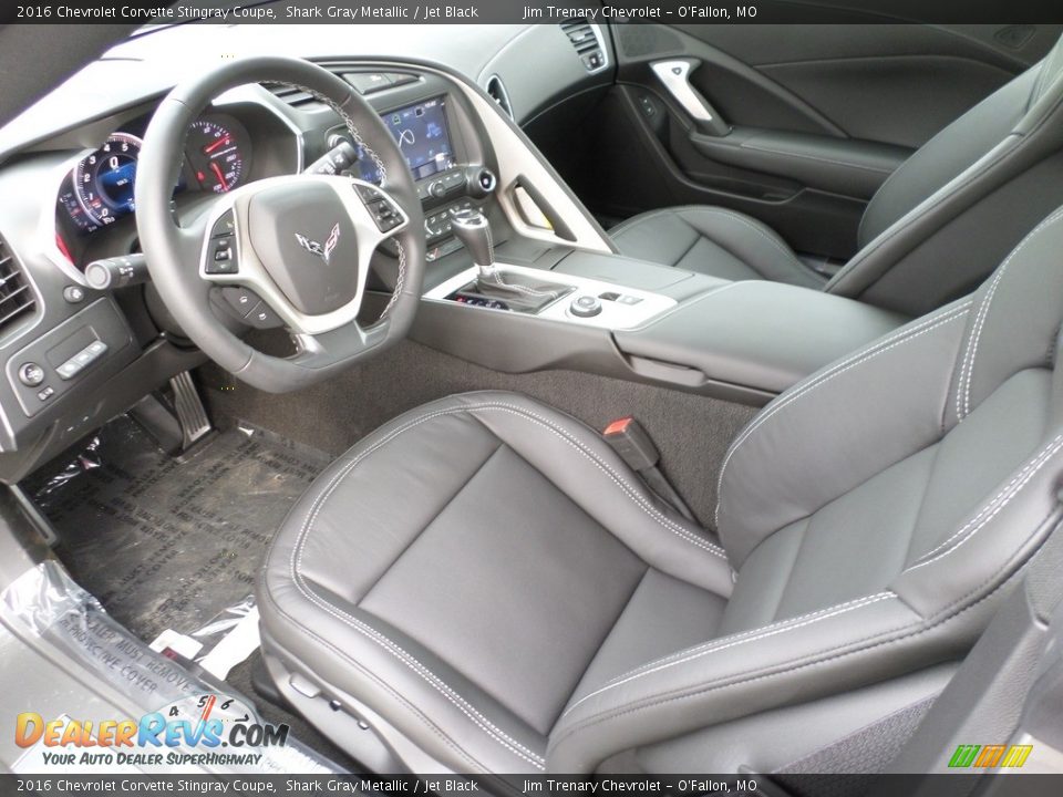 Jet Black Interior - 2016 Chevrolet Corvette Stingray Coupe Photo #26