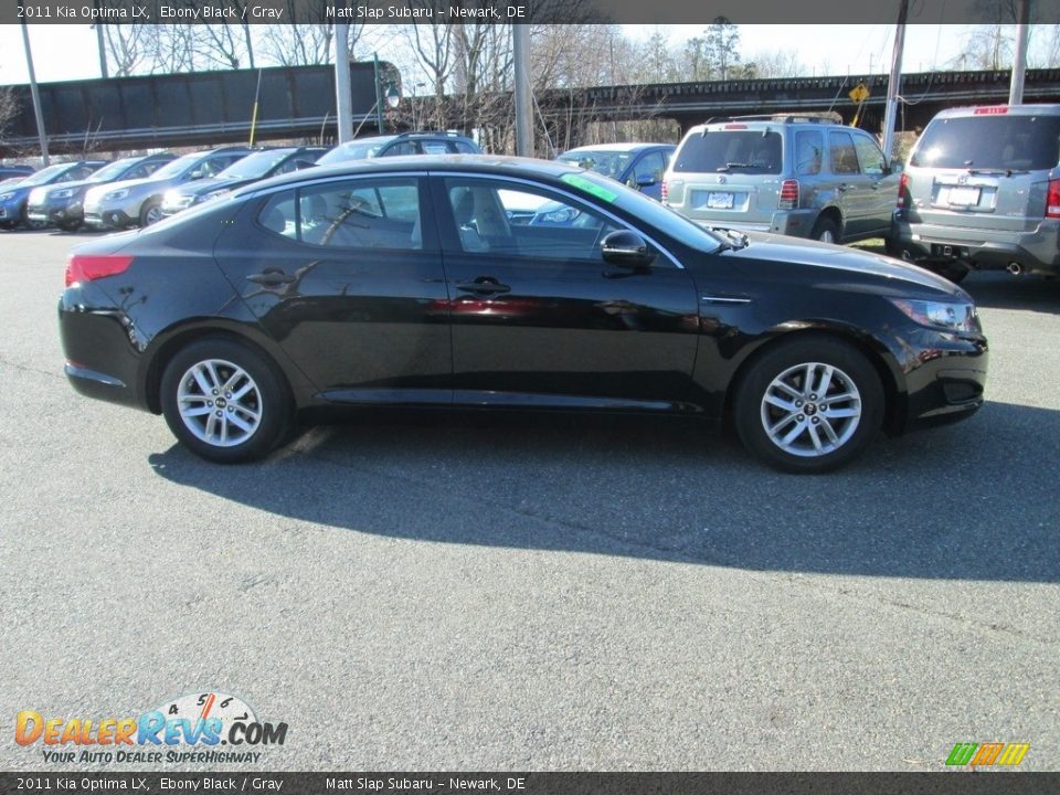 2011 Kia Optima LX Ebony Black / Gray Photo #5