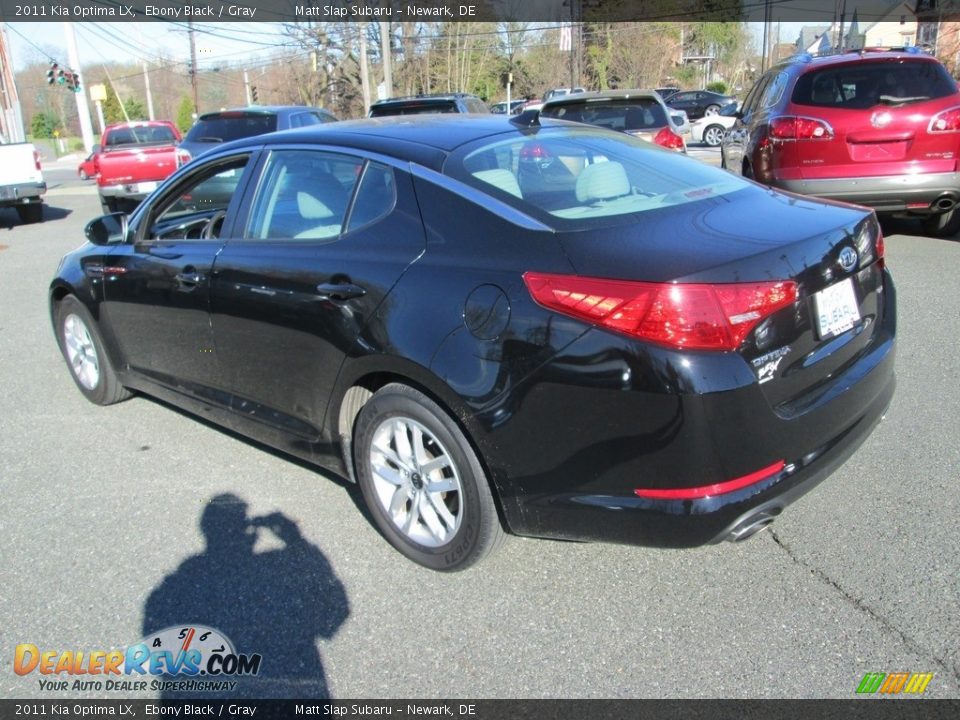 2011 Kia Optima LX Ebony Black / Gray Photo #8