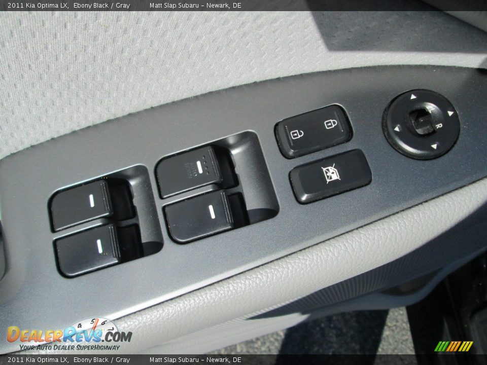2011 Kia Optima LX Ebony Black / Gray Photo #14