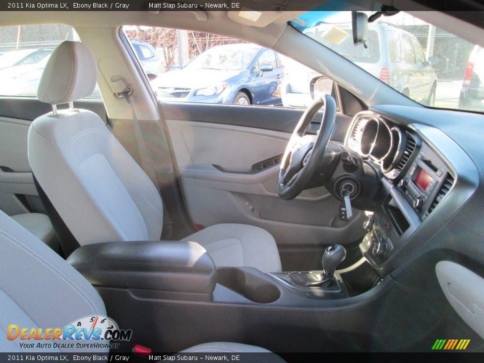 2011 Kia Optima LX Ebony Black / Gray Photo #15