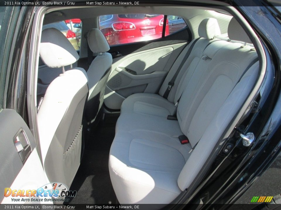 2011 Kia Optima LX Ebony Black / Gray Photo #19