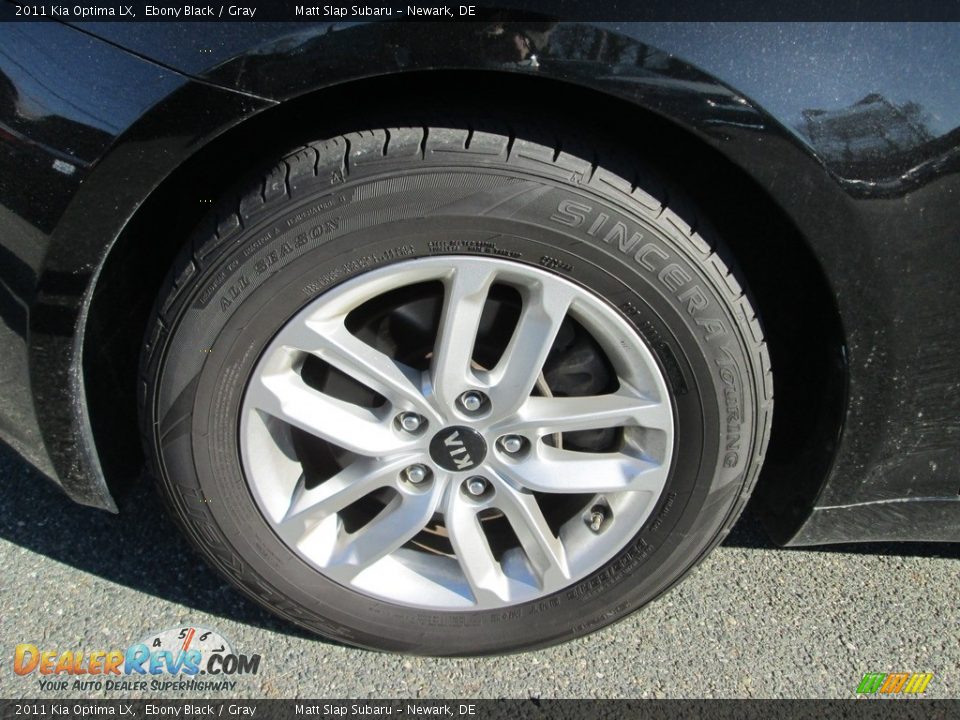 2011 Kia Optima LX Ebony Black / Gray Photo #20