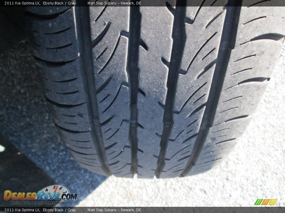 2011 Kia Optima LX Ebony Black / Gray Photo #21