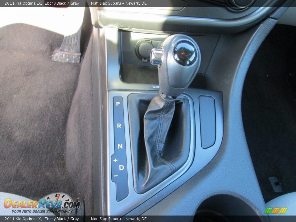 2011 Kia Optima LX Ebony Black / Gray Photo #24