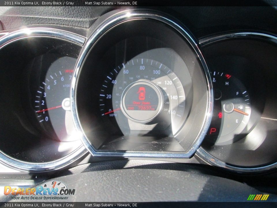 2011 Kia Optima LX Ebony Black / Gray Photo #25