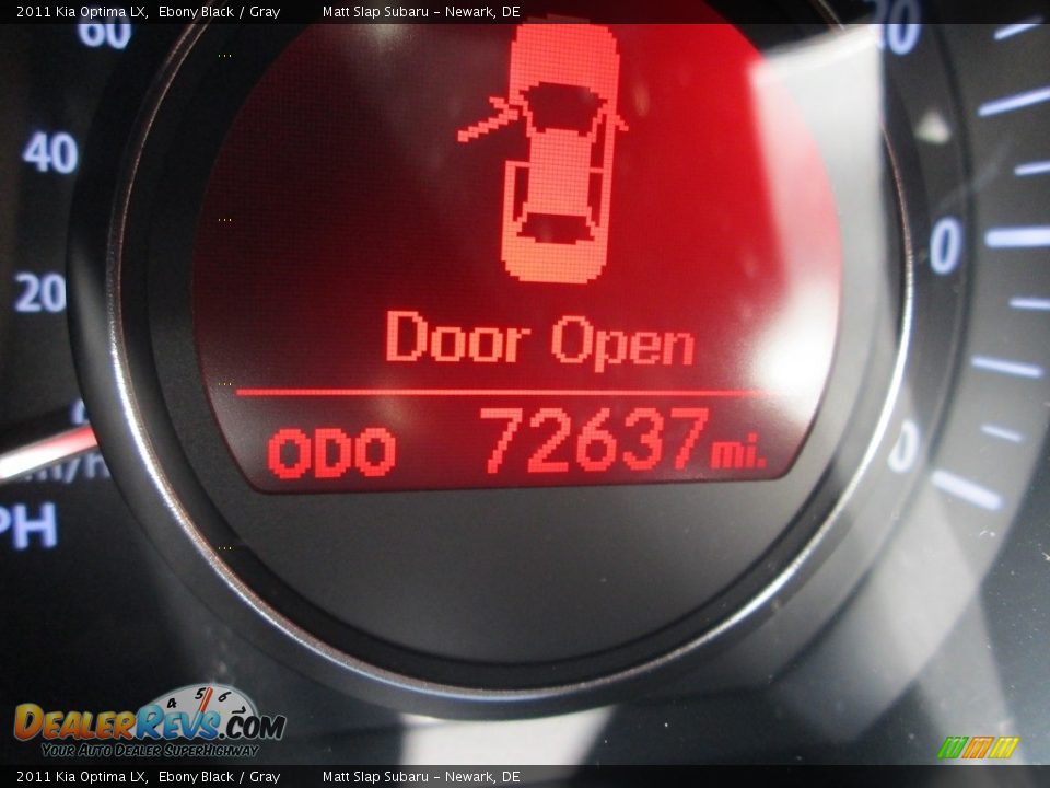 2011 Kia Optima LX Ebony Black / Gray Photo #26