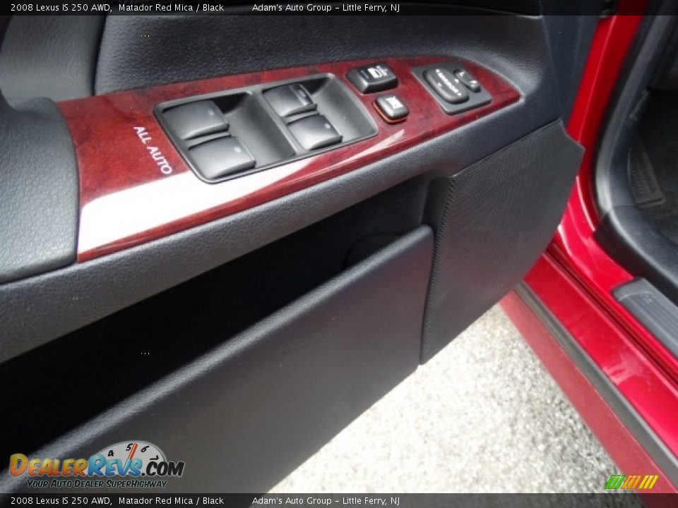2008 Lexus IS 250 AWD Matador Red Mica / Black Photo #7