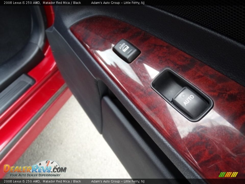 2008 Lexus IS 250 AWD Matador Red Mica / Black Photo #24