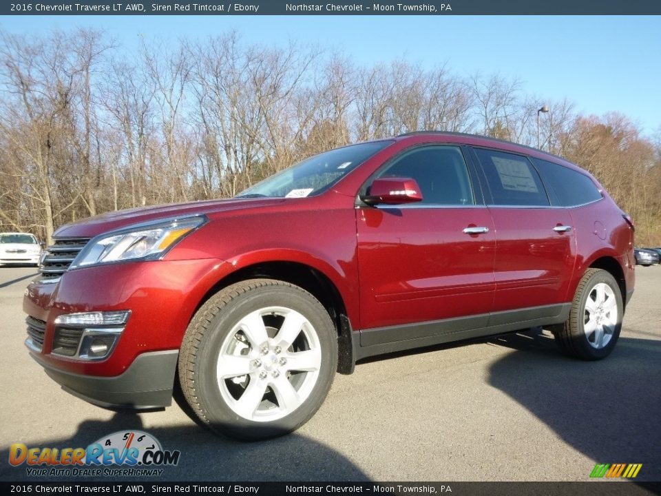 2016 Chevrolet Traverse LT AWD Siren Red Tintcoat / Ebony Photo #1