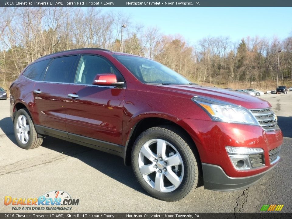 2016 Chevrolet Traverse LT AWD Siren Red Tintcoat / Ebony Photo #3