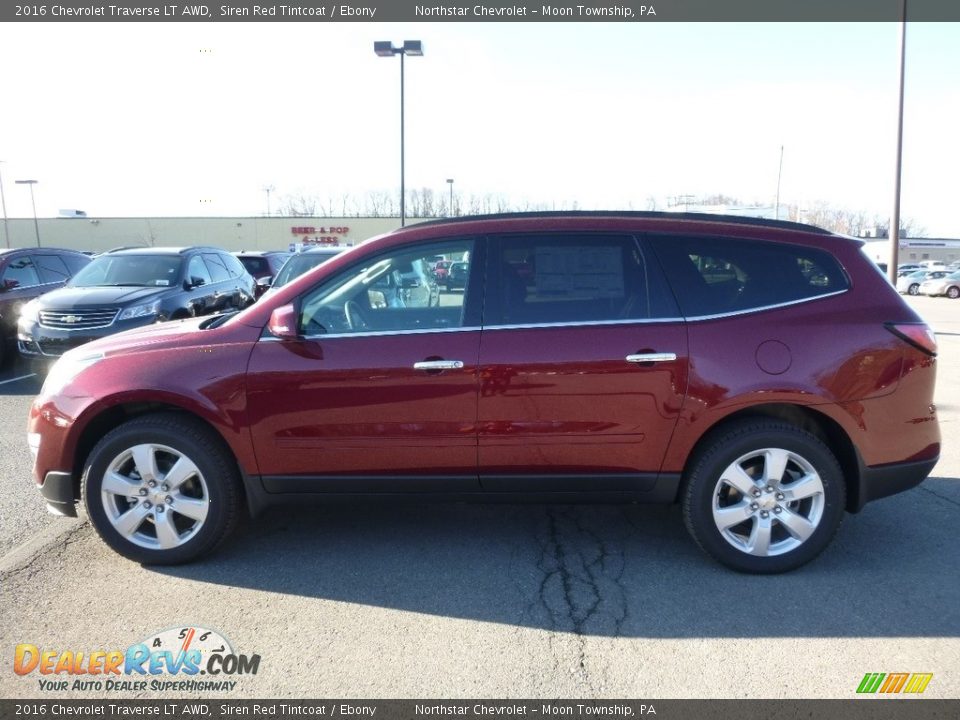 2016 Chevrolet Traverse LT AWD Siren Red Tintcoat / Ebony Photo #8