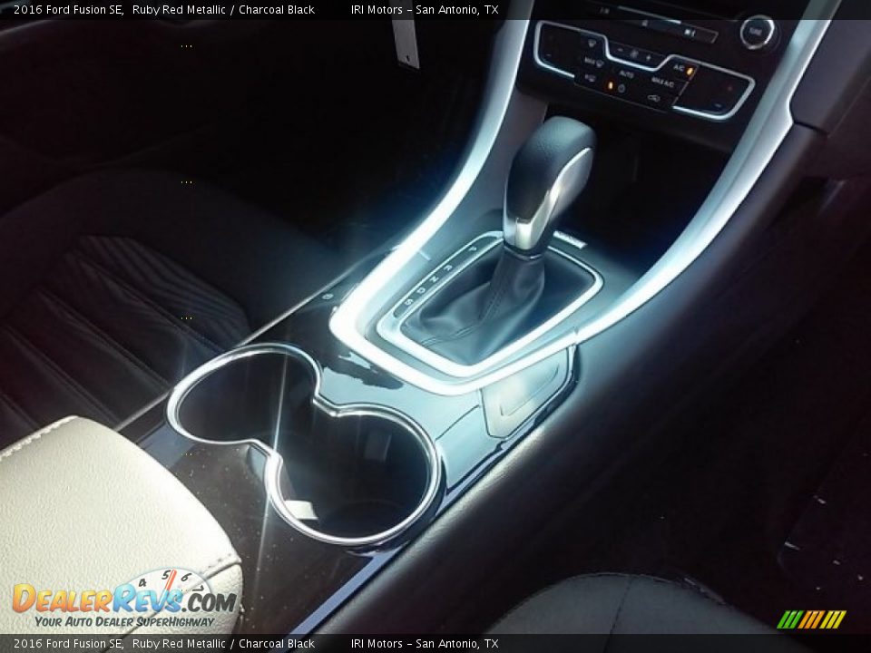 2016 Ford Fusion SE Ruby Red Metallic / Charcoal Black Photo #16