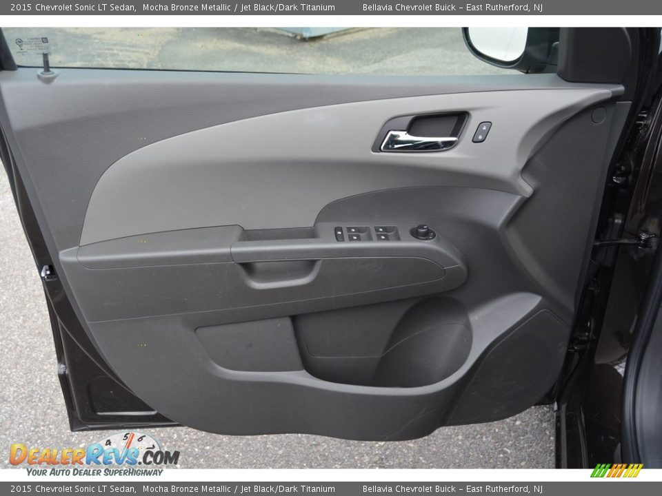 2015 Chevrolet Sonic LT Sedan Mocha Bronze Metallic / Jet Black/Dark Titanium Photo #6