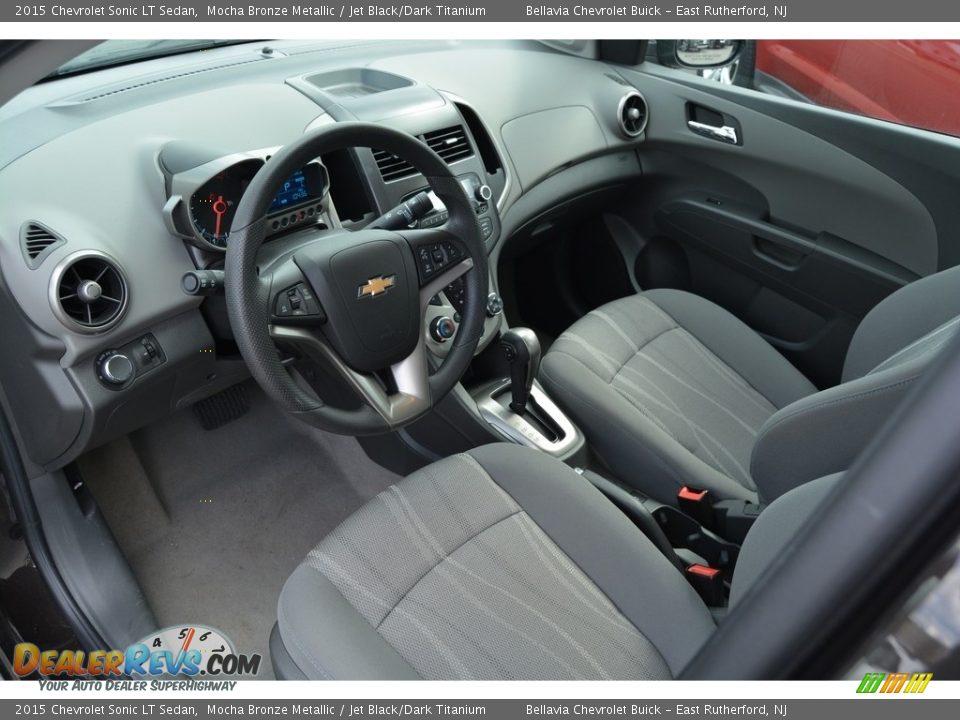 2015 Chevrolet Sonic LT Sedan Mocha Bronze Metallic / Jet Black/Dark Titanium Photo #8