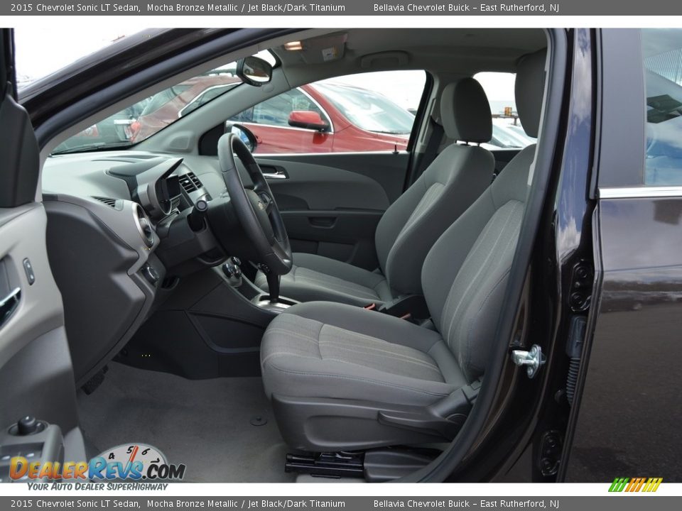 2015 Chevrolet Sonic LT Sedan Mocha Bronze Metallic / Jet Black/Dark Titanium Photo #9
