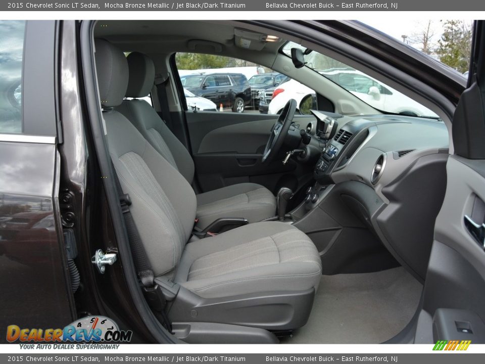 2015 Chevrolet Sonic LT Sedan Mocha Bronze Metallic / Jet Black/Dark Titanium Photo #10