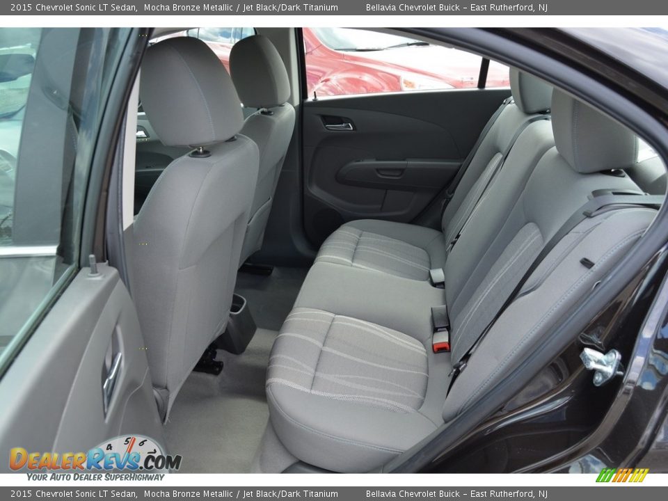 2015 Chevrolet Sonic LT Sedan Mocha Bronze Metallic / Jet Black/Dark Titanium Photo #11