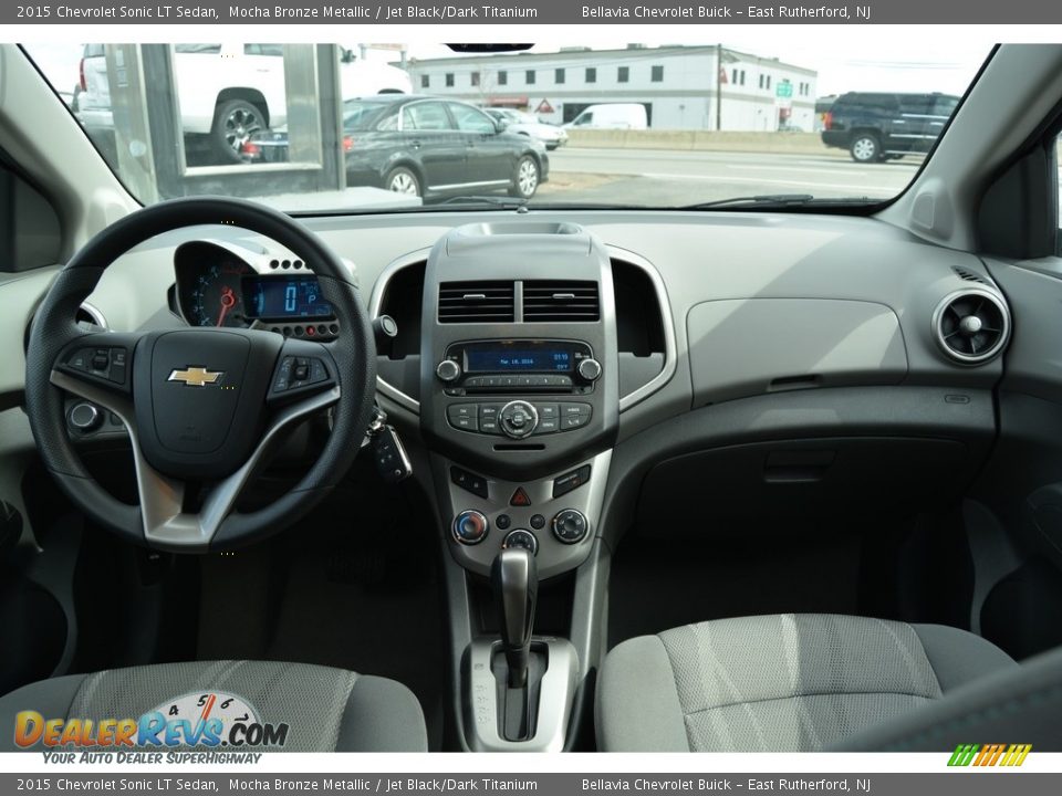 2015 Chevrolet Sonic LT Sedan Mocha Bronze Metallic / Jet Black/Dark Titanium Photo #12