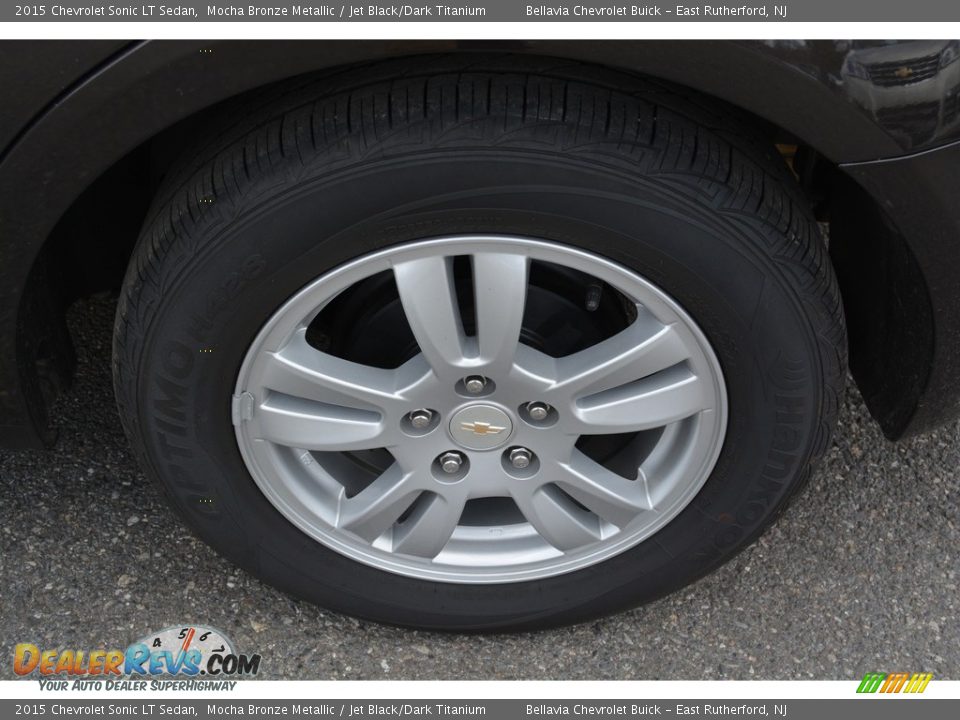 2015 Chevrolet Sonic LT Sedan Mocha Bronze Metallic / Jet Black/Dark Titanium Photo #20