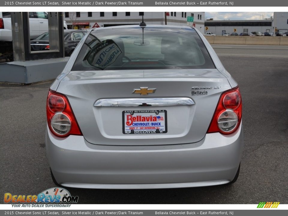 2015 Chevrolet Sonic LT Sedan Silver Ice Metallic / Dark Pewter/Dark Titanium Photo #5