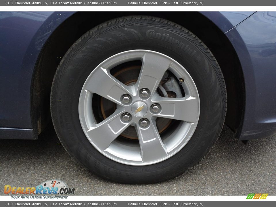 2013 Chevrolet Malibu LS Blue Topaz Metallic / Jet Black/Titanium Photo #19