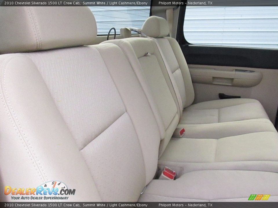 2010 Chevrolet Silverado 1500 LT Crew Cab Summit White / Light Cashmere/Ebony Photo #26