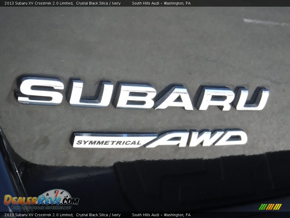 2013 Subaru XV Crosstrek 2.0 Limited Crystal Black Silica / Ivory Photo #13