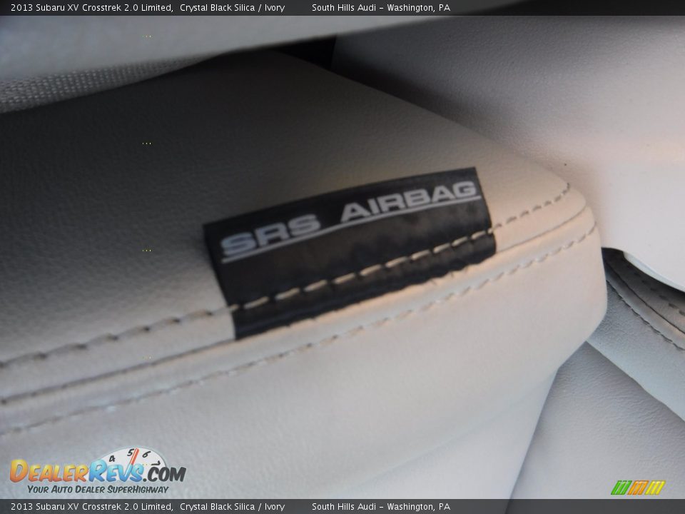 2013 Subaru XV Crosstrek 2.0 Limited Crystal Black Silica / Ivory Photo #16