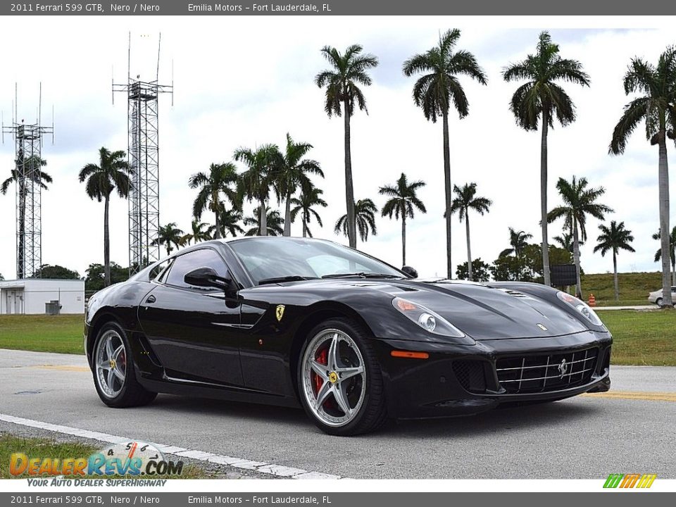 Front 3/4 View of 2011 Ferrari 599 GTB Photo #2