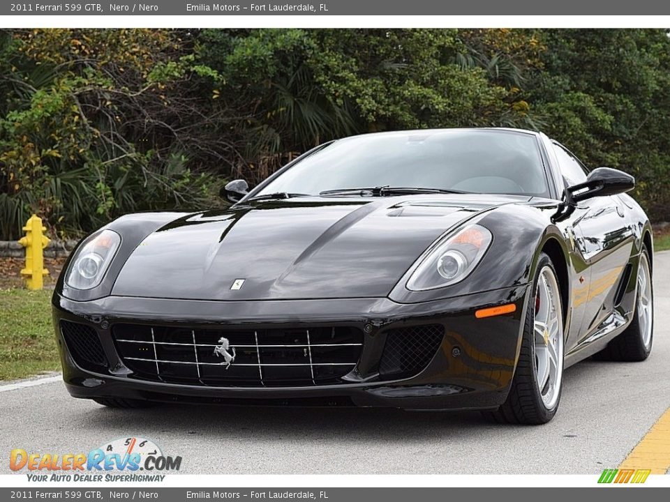 Front 3/4 View of 2011 Ferrari 599 GTB Photo #5