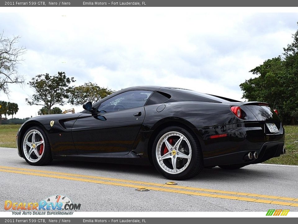 2011 Ferrari 599 GTB Nero / Nero Photo #8