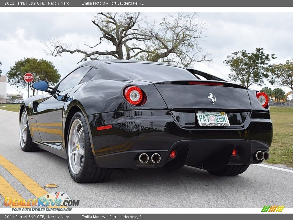 2011 Ferrari 599 GTB Nero / Nero Photo #9