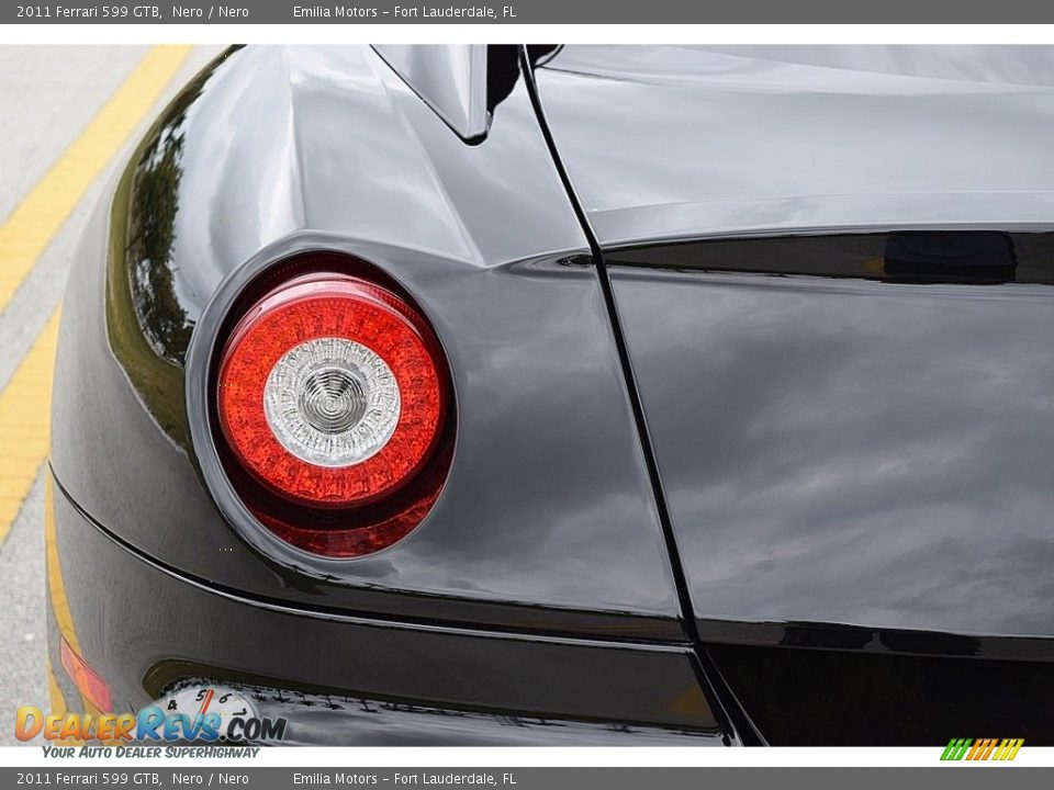 2011 Ferrari 599 GTB Nero / Nero Photo #10