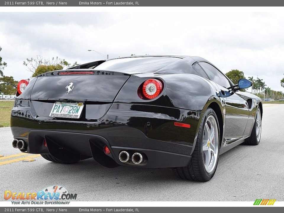 2011 Ferrari 599 GTB Nero / Nero Photo #13