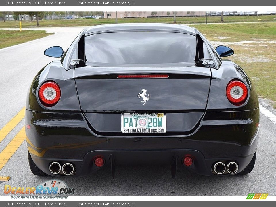 2011 Ferrari 599 GTB Nero / Nero Photo #15