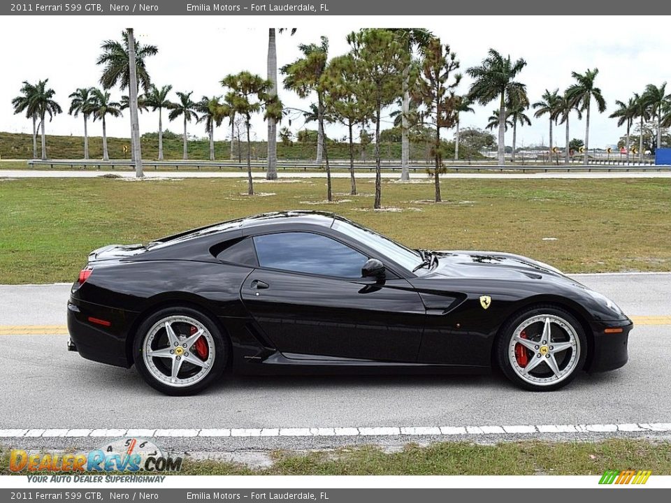 2011 Ferrari 599 GTB Nero / Nero Photo #17